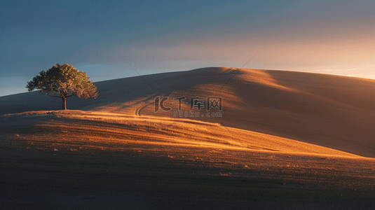奔马草原背景图片_户外自然风景树木草原山河的背景