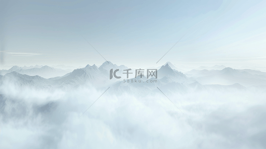 白色梦幻背景图片_白色梦幻朦胧山景风景景色风光的背景