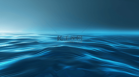 一束微光背景图片_蓝色海面上微光粼粼水纹纹理的背景
