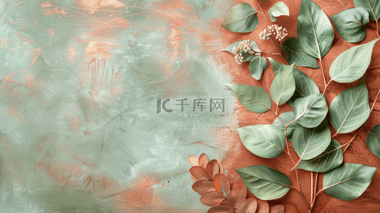 唯美纹理花朵树叶叶片纹理设计空间的背景