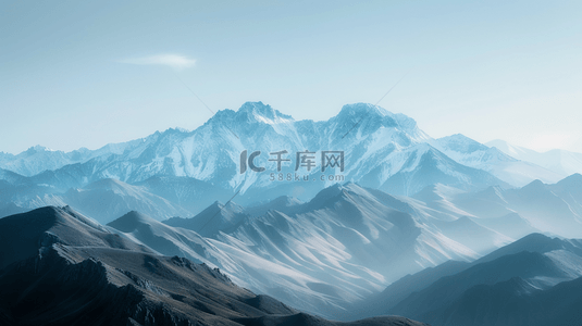 大气中式背景图片_中式国画国风艺术风格山景景色的背景