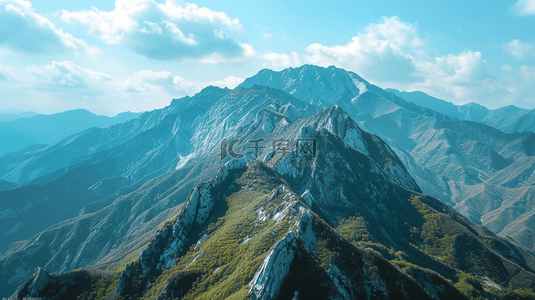 山脉国风背景图片_中式国画国风艺术风格山景景色的背景