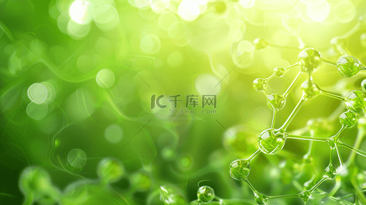 脉轮水晶背景图片_绿色清新空间阳光照射拍摄护肤品水果的背景