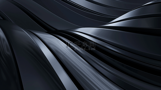 黑色商务风格背景图片_黑色纹理场景空间线条风格抽象商务背景