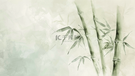 宜宾竹林背景图片_中式文艺艺术风格竹子竹林树叶的背景