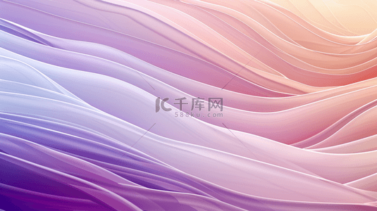丝绸波浪背景图片_紫色粉色不规则丝绸波浪背景