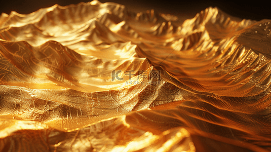 蜂巢造型背景图片_金色空间艺术山峰造型的背景