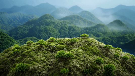 山峰风景背景图片_自然风景山顶树木风光风景的背景