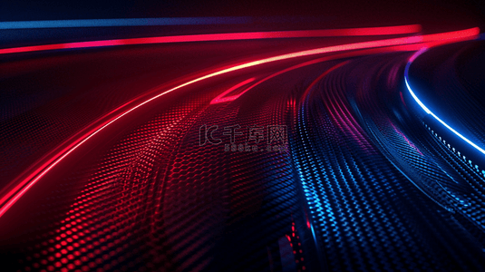 科技彩光纹理质感空间光线隧道的背景