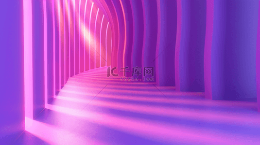 注意台阶背景图片_紫色空间设计台阶走廊流线纹理商务背景