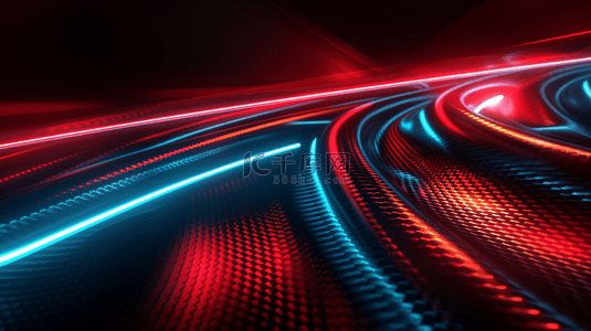 车流汇聚背景图片_科技彩光纹理质感空间光线隧道的背景