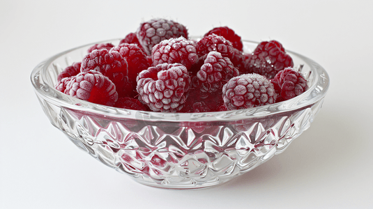 冷藏保鲜摄影照片_速冻冷冻的水果树莓7