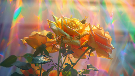 花卉背景素材背景图片_花卉植物彩色合成创意素材背景