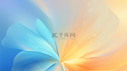 透明花瓣背景图片_清新夏日抽象透明玻璃质感花瓣纹理设计图