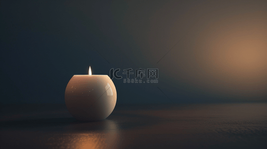 低碳愿望背景图片_黑暗的空间里的蜡烛火光背景