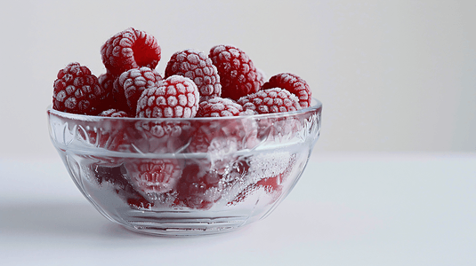 速冻冷冻的水果树莓24