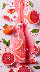 特质冷饮背景图片_夏日冷饮清凉饮品草莓西瓜饮料果汁素材