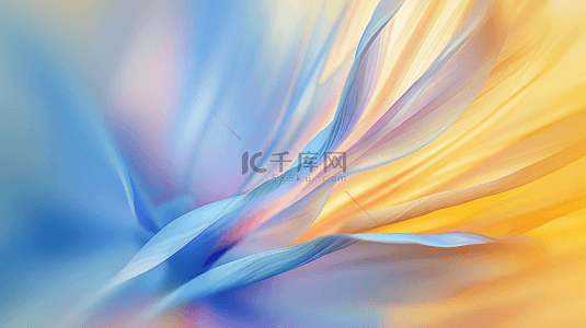 清新夏日抽象透明玻璃质感花瓣纹理设计