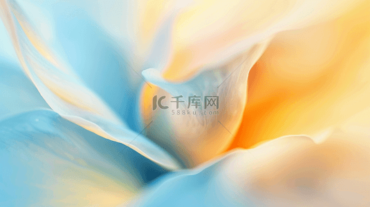 清新夏日抽象透明玻璃质感花瓣纹理7设计