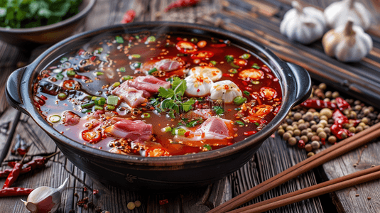 香辣烧烤酱背景图片_美味美食香辣川菜麻辣香锅背景