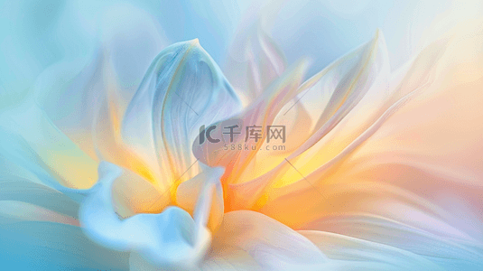 透明花瓣背景图片_清新夏日抽象透明玻璃质感花瓣纹理6图片