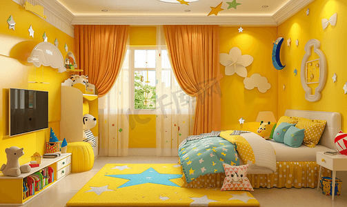 多彩可爱的儿童房