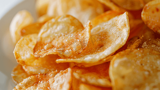 香脆馍片海报摄影照片_香脆美味的薯片摄影7