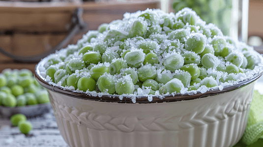 蔬菜摄影照片_速冻速食蔬菜豌豆19