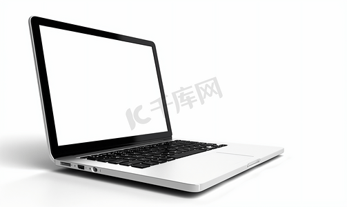 白色背景上隔离的笔记本电脑包括剪切路径