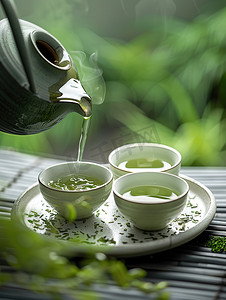 茶文化摄影照片_喝茶泡茶倒茶茶文化摄影图