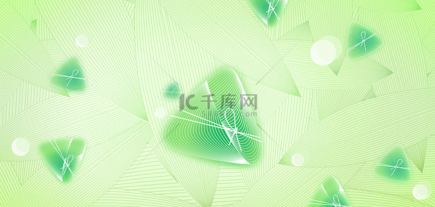 灯泡齿轮绿色概念背景图片_端午节气粽子绿色简约横图背景
