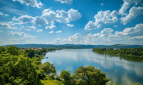 多瑙施陶夫多瑙河景观