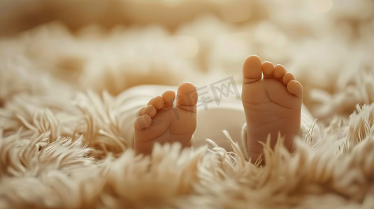 婴儿的小脚BB脚丫摄影图