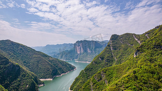 壮丽恩施野三峡旅游区自然风光实拍