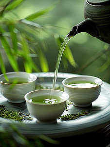 茶文化品茶摄影照片_喝茶泡茶倒茶茶文化图片