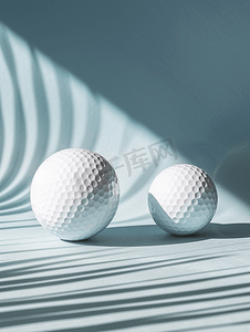 按钮球摄影照片_高尔夫球和排球球概念
