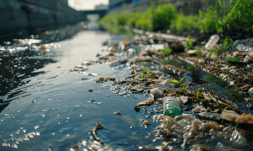 渠道水污染污水和废水
