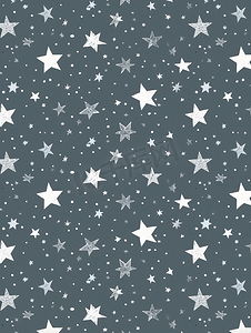 灰色背景上星星的无缝图案