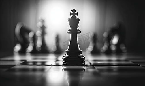 国际象棋皇后赢得胜利游戏胜利的概念