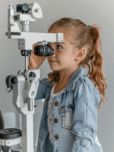 儿童体检视力检查