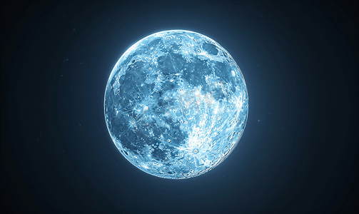 vip超级会员摄影照片_黑暗天空中的满月