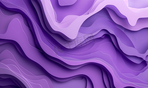 龙船剪纸摄影照片_抽象紫色剪纸层背景无缝环
