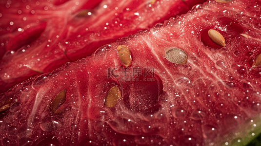 夏天红色西瓜瓤西瓜纹理底纹背景图