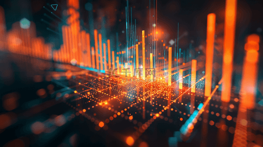 金融科技数据动态金融数据分析图背景图片