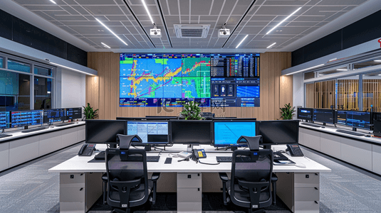 地铁指挥中心监控中心信息分析中心背景素材