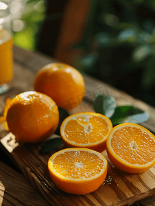 手工制作印章摄影照片_甜点橙色可删除仿制水果桌子上木制
