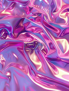 炫彩紫色背景图片_3D金属炫彩紫色设计