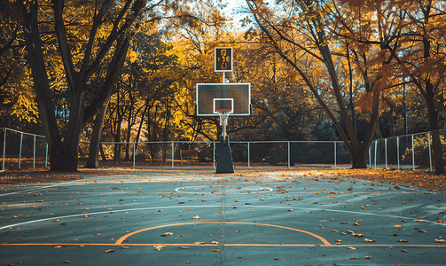 街头篮球摄影照片_篮球室外场