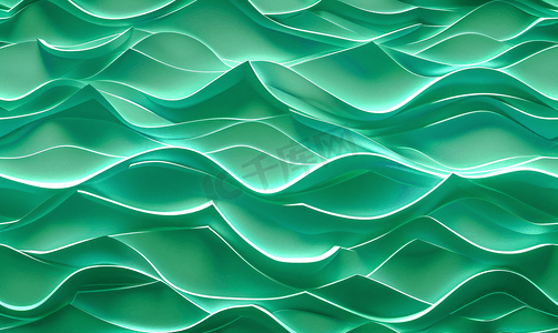抽象几何纹理摄影照片_无缝图案与翠绿色光抽象背景