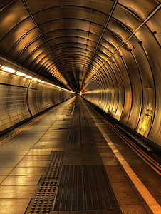 塔塔汽车摄影照片_格林威治泰晤士河下的隧道